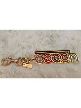NWOT Coach Retro Stained Glass Bag Charm